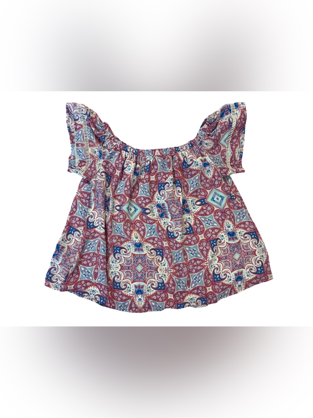 belle sky Paisley Print Top